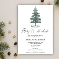 Baby it's cold outside Xmas baby shower