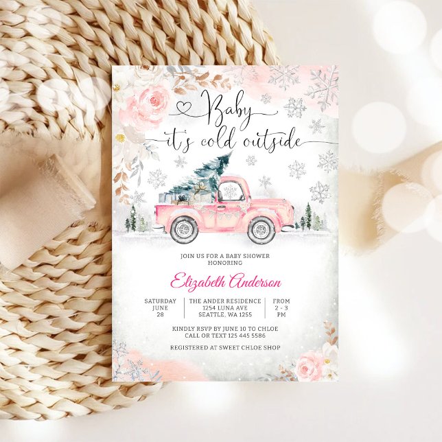Baby Its Cold Shower Invitation (Creator Uploaded)