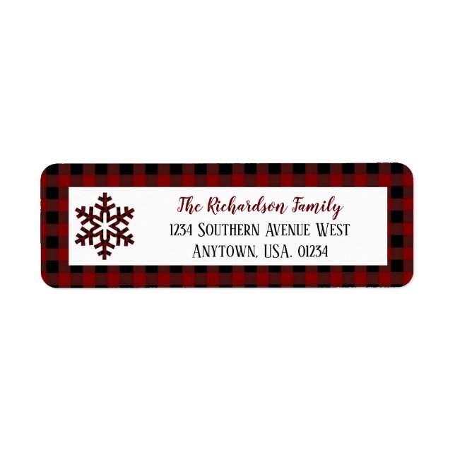 Baby It's Freakin Cold Outside Plaid Christmas (Front)