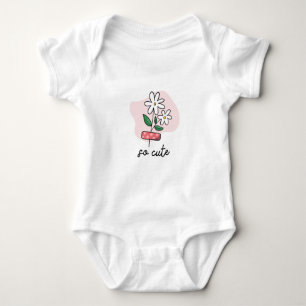 Baby jersey bodysuit