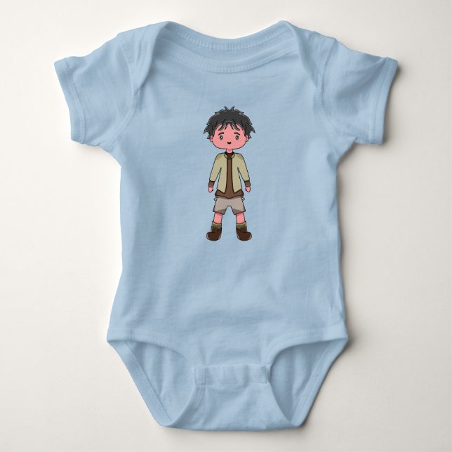 Baby Jersey Bodysuit "Baby Boy" (Front)