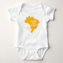 Baby Jersey Bodysuit BRAZIL
