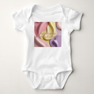 Baby jersey bodysuit in stylish graphic