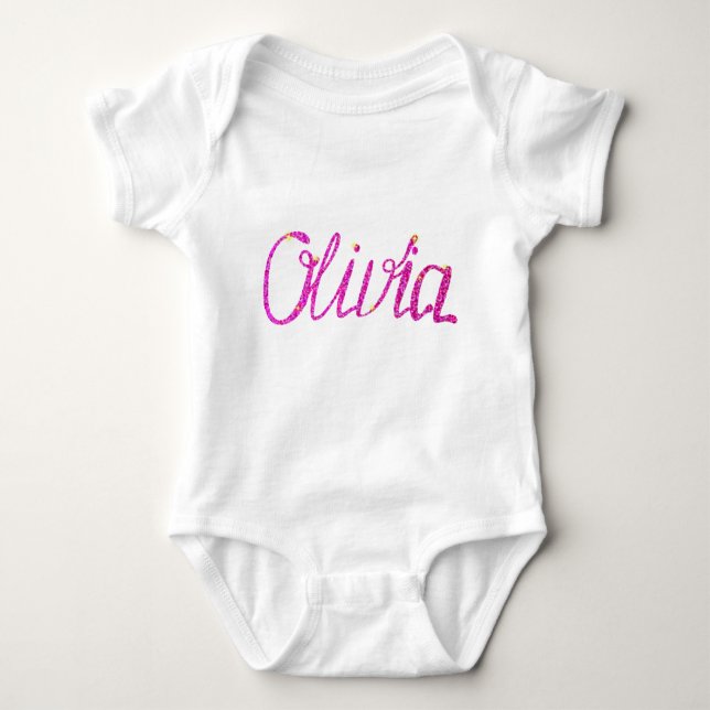 Baby Jersey Bodysuit Olivia (Front)