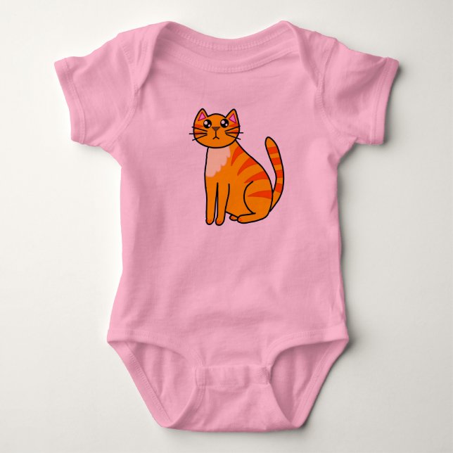  Baby Jersey Bodysuit PINK (Front)