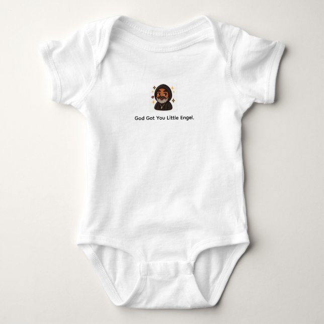  Baby Jersey Bodysuit – Soft, Comfy Everyday Infan (Front)