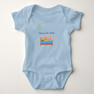 Baby Jersey 'Mommy's New Alarm' Infant One Piece Bodysuit