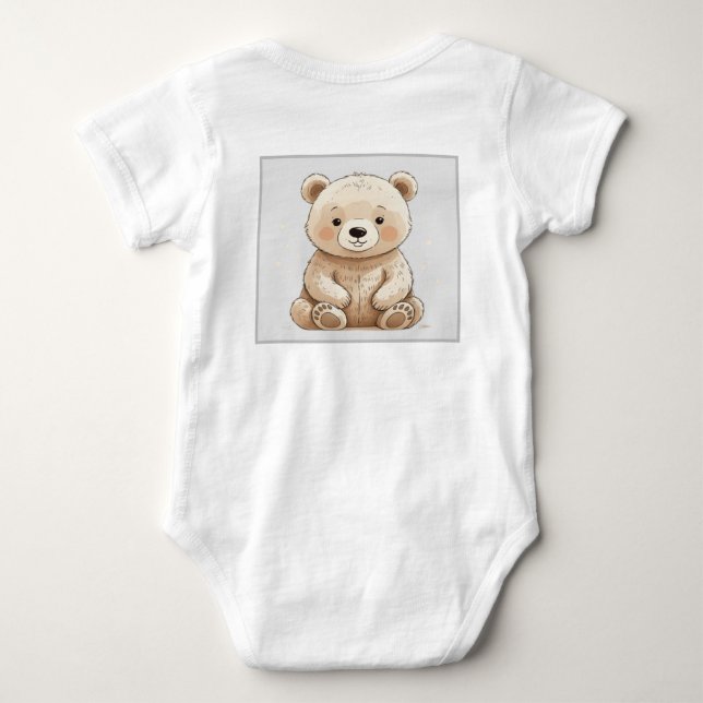 Baby Jersey Strampler Bodysuit (Back)
