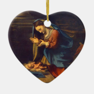 BABY JESUS CERAMIC TREE DECORATION