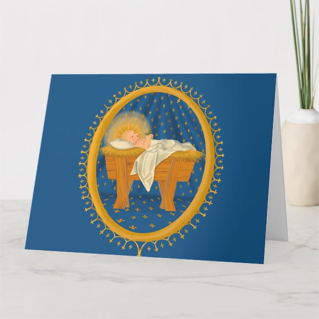 Baby Jesus Christmas Card (Front)