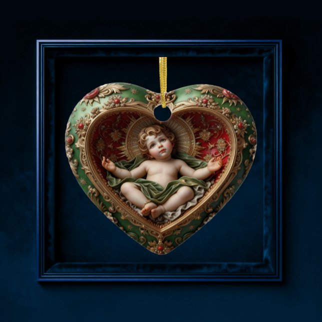 Baby Jesus Cradle of Light Ornament (Creator Uploaded)
