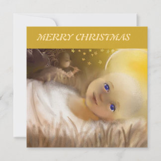 Baby Jesus Holiday Card