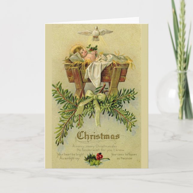 Baby Jesus Holiday Card (Front)