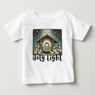 Baby Jesus : Holy Light: Sacred Light Baby T-Shirt