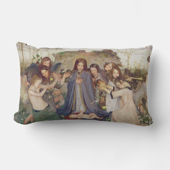 BABY JESUS LUMBAR CUSHION (Front)