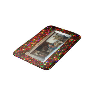 Baby Jesus, Mary and Joseph Nativity Bath Mat