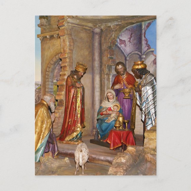 Baby Jesus of Nazareth Born in Bethlehem Postcard (Front)
