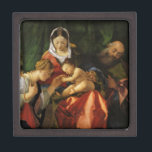 Baby Jesus Saint Catherine and Mary Gift Box<br><div class="desc">"Mystical image of Saint Catherine reaching out towards baby Jesus. Fine art by Lorenzo Lotto.</div>