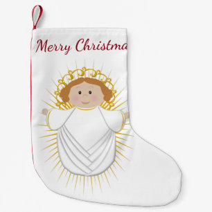 Baby Jesus Small Christmas Stocking