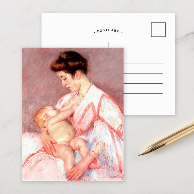 Baby John Being Nursed | Mary Cassatt Postcard (Creator Uploaded)