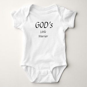 Baby Jumpsuit - God's Little Warrior