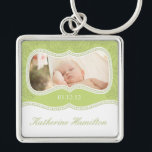 Baby Keepsake Photo Keychain<br><div class="desc">Created by Colourful Designs Inc. Copyright 2010. All text can be modified. Need a custom design? Have another colour in mind? Need Help? Want me to customise something for you? Contact me at colourful_designs_inc@hotmail.com. I will respond within 24 Hours, unless it is the weekend or a statutory holiday. You can...</div>