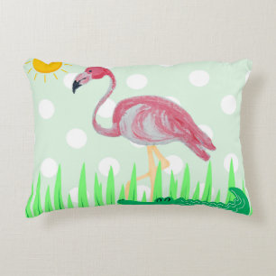 Baby Kids Flamingo Alligator Lumbar Decorative Cushion