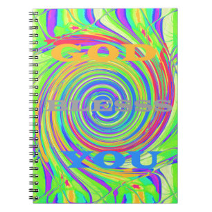 Baby Kids God Bless You..png Notebook
