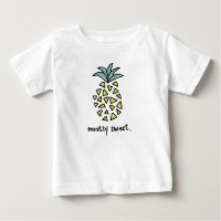 Baby/Kids "Mostly Sweet" Pineapple Tee