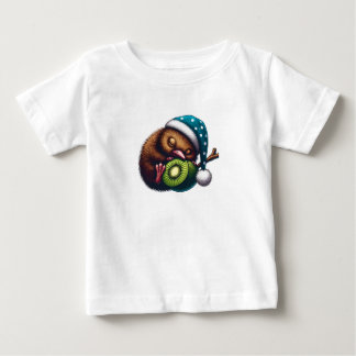 Baby Kiwi Bird sleeping Baby T-Shirt