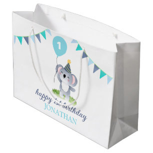 Baby Koala Balloon Party Flag Birthday Large Gift Bag