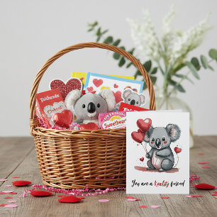 Baby koala custom valentine holiday card