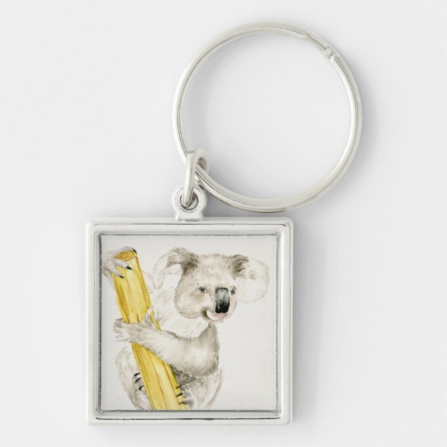 Baby Koala | Cute & Furry Key Ring (Front)