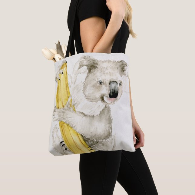 Baby Koala | Cute & Furry Tote Bag (Close Up)