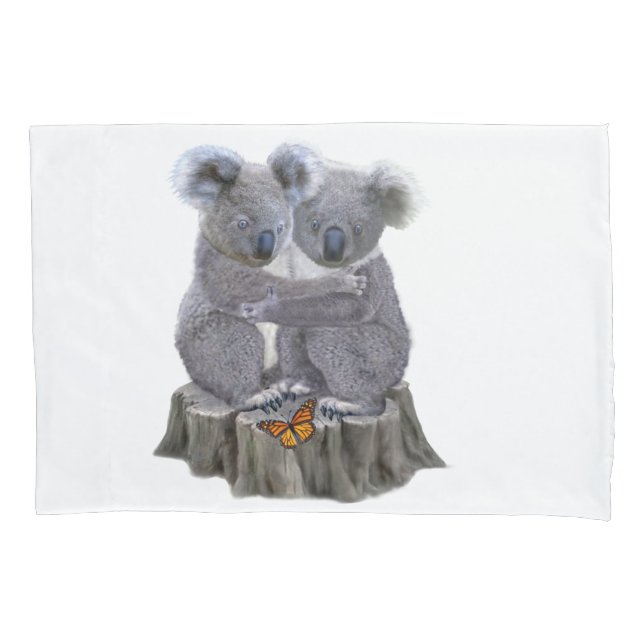 BABY KOALA HUGGIES PILLOWCASE (Front)