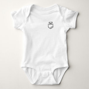 Baby Koala in Pocket Cute Bodysuit