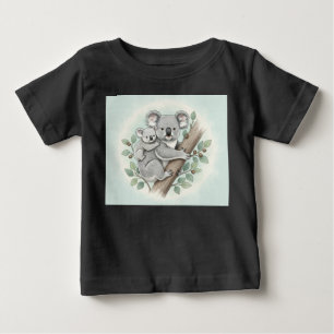 Baby Koala & Mama – Adorable Eucalyptus Tree T-Shi T-Shirt