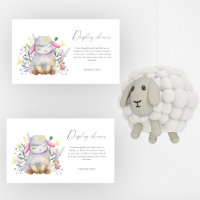Baby Lamb elegant - display shower