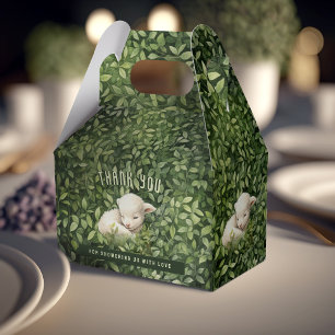 Baby Lamb Foldable Favour Gift Box Baby Shower