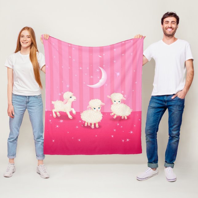 Baby Lambs Fleece Blanket (In Situ)