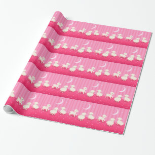 Baby Lambs Wrapping Paper