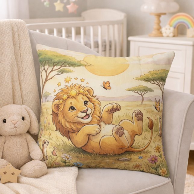 Baby Leo Zodiac Nursery Kids Cushion (Creator Uploaded)