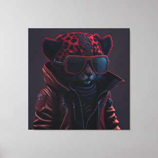 Baby Leopard Luxury, elegance and style, premium c Canvas Print