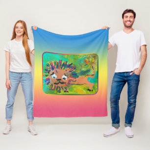 Baby Lion Fleece Blanket