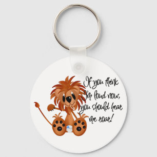 Baby Lion Hear Me Roar Tshirts and gifts Key Ring