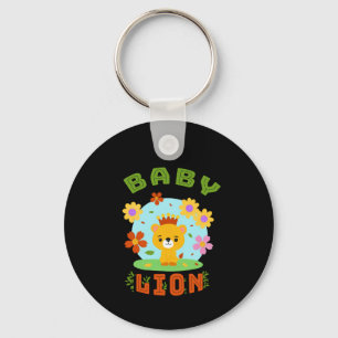 Baby lion key ring