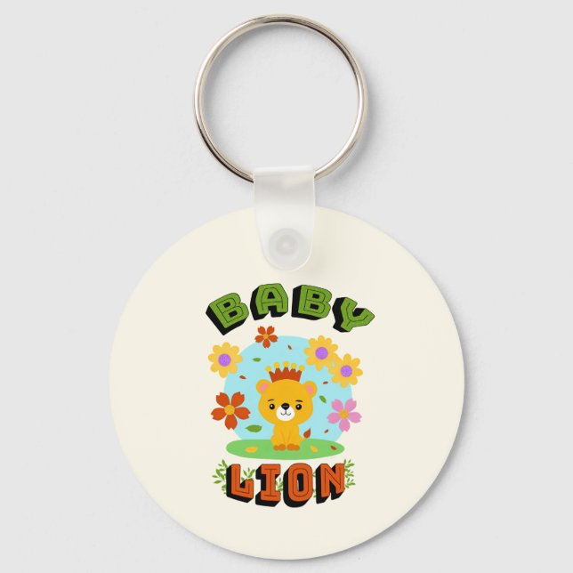 Baby lion key ring (Front)