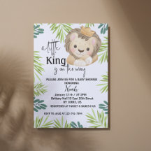 baby lion king safari animals Baby Shower