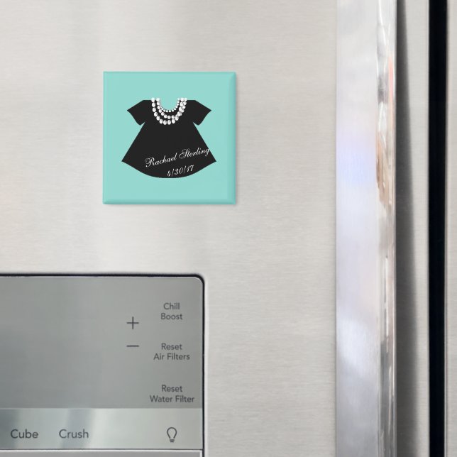 BABY Little Black Dress Baby Shower Party Magnet (In Situ (Fridge))