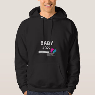 Baby Loading 2022 Pregnant Parents Mum Mother Pres Hoodie